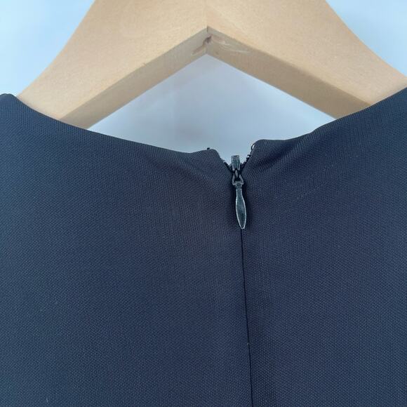 LAUREN RALPH LAUREN Top Size Medium Asymmetrical Layered Ruched Evening Dressy - Picture 6 of 10